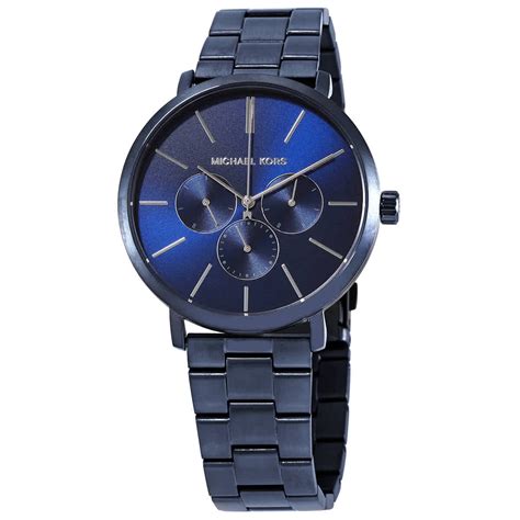 michael kors watch mk8704|Michael Kors Blake MK8704 Men's Blue PVD Quartz 42mm .